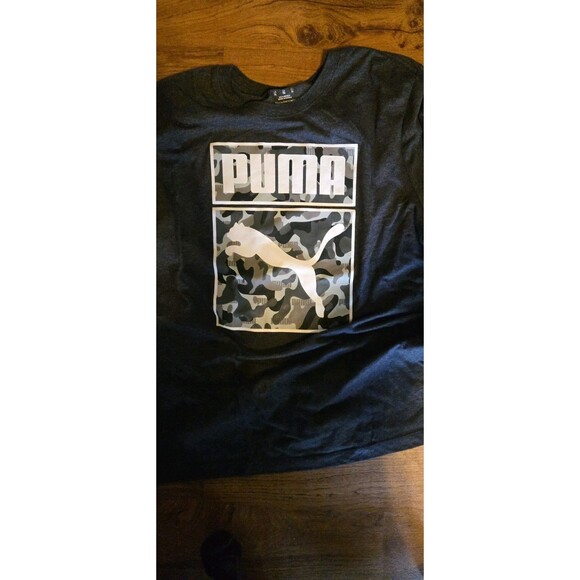 Puma Men T Shirt XL Camo Graphic Logo Cotton Casual Sportswear TeeSportswear Tee - Picture 3 of 6